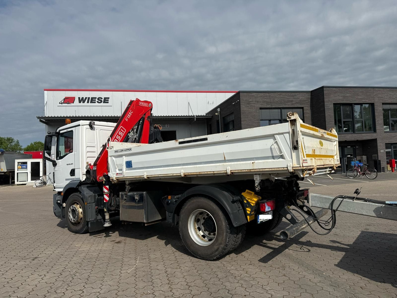 MAN TGM 18.320 4x2 BB Kran Fassi F135 Kipper Meiller - 크레인 트럭 : 사진 4 MAN TGM 18.320 4x2 BB Kran Fassi F135 Kipper Meiller - 크레인 트럭 : 사진 4