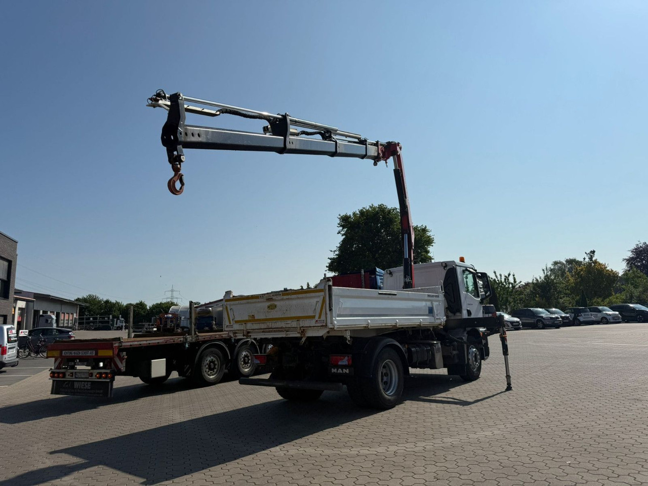 MAN TGM 18.320 4x2 BB Kran Fassi F135 Kipper Meiller - 크레인 트럭 : 사진 4 MAN TGM 18.320 4x2 BB Kran Fassi F135 Kipper Meiller - 크레인 트럭 : 사진 4