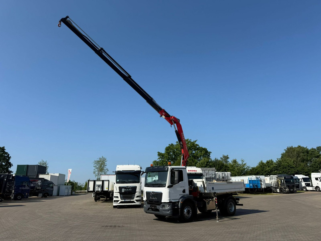 MAN TGM 18.320 4x2 BB mit Kran Fassi F135 Kipper - 덤프트럭, 크레인 트럭 : 사진 3 MAN TGM 18.320 4x2 BB mit Kran Fassi F135 Kipper - 덤프트럭, 크레인 트럭 : 사진 3
