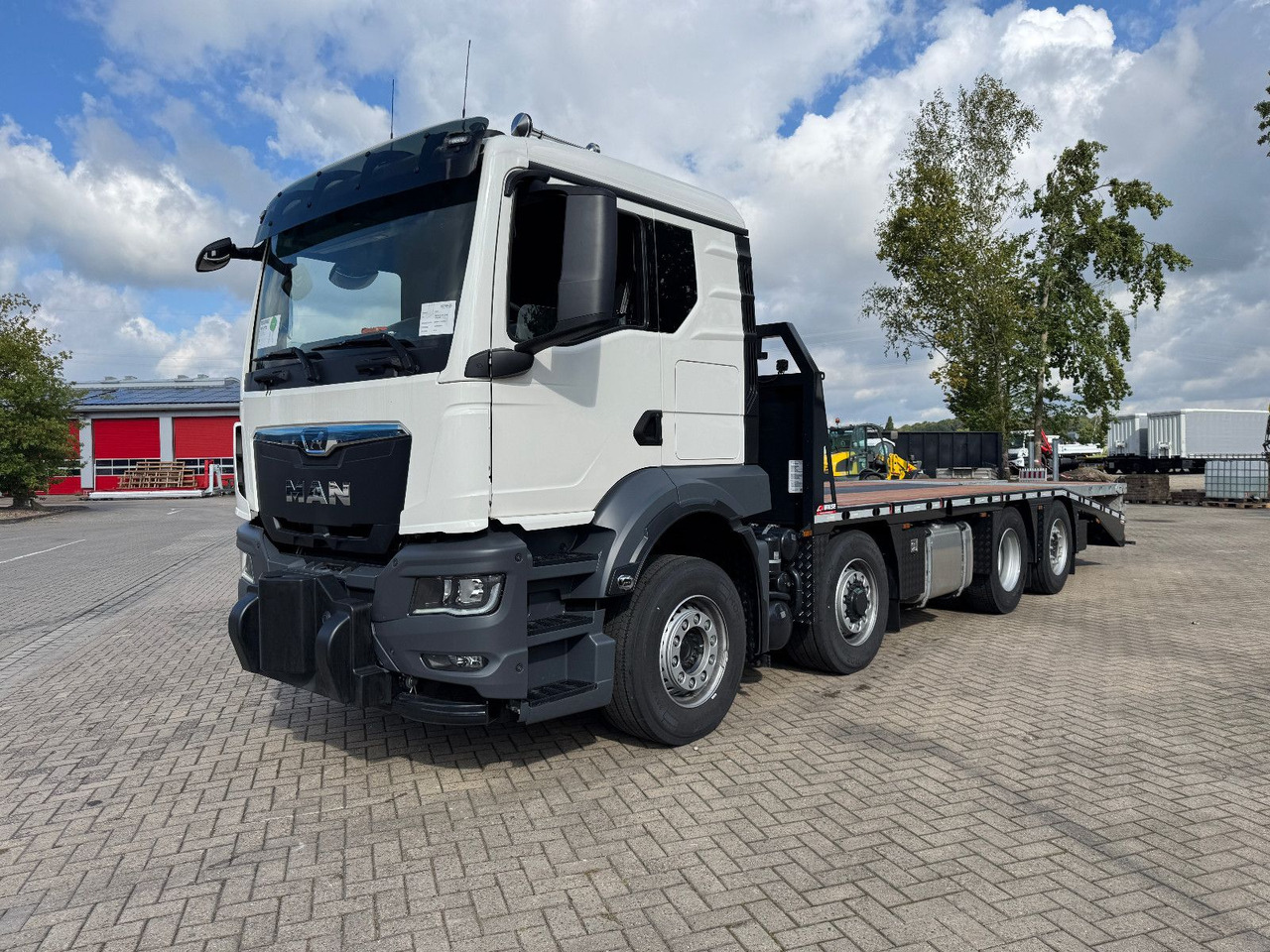 MAN TGS 35.520 8x2H Baumaschinentransporter - 견인 트럭 : 사진 1 MAN TGS 35.520 8x2H Baumaschinentransporter - 견인 트럭 : 사진 1