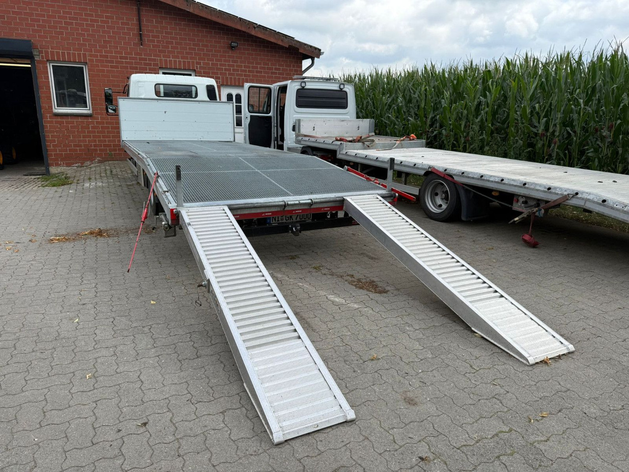 Mitsubishi Fuso Canter 7C18 Arbeitsbühnentransporter - 플랫베드 밴 : 사진 3 Mitsubishi Fuso Canter 7C18 Arbeitsbühnentransporter - 플랫베드 밴 : 사진 3