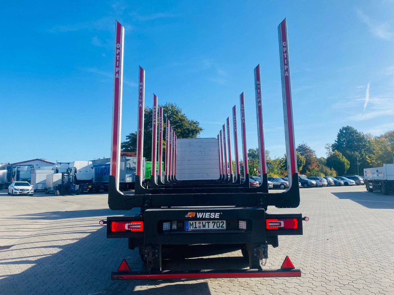 목재 세미 트레일러 PAVIC Holzauflieger mit Schemel und Rungen : 사진 6 목재 세미 트레일러 PAVIC Holzauflieger mit Schemel und Rungen : 사진 6