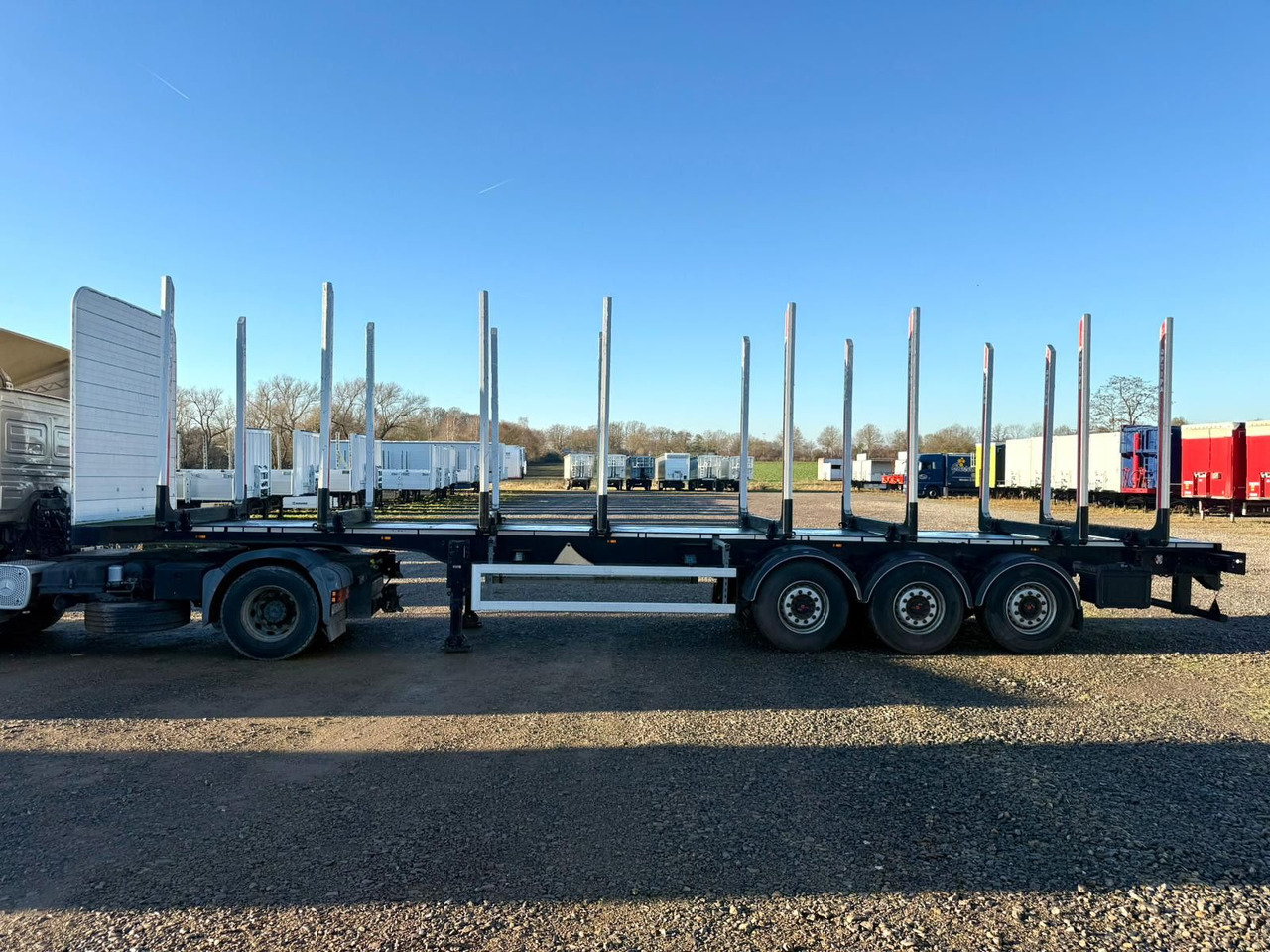 PAVIC Holzauflieger mit Schemel und Rungen - 목재 세미 트레일러 : 사진 5 PAVIC Holzauflieger mit Schemel und Rungen - 목재 세미 트레일러 : 사진 5