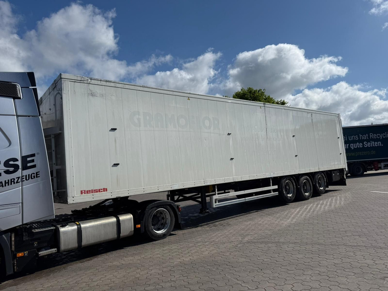 Reisch Schubboden 92m³ 1+3 Achse liftbar TÜV Neu - 워킹 플로어 세미 트레일러 : 사진 3 Reisch Schubboden 92m³ 1+3 Achse liftbar TÜV Neu - 워킹 플로어 세미 트레일러 : 사진 3