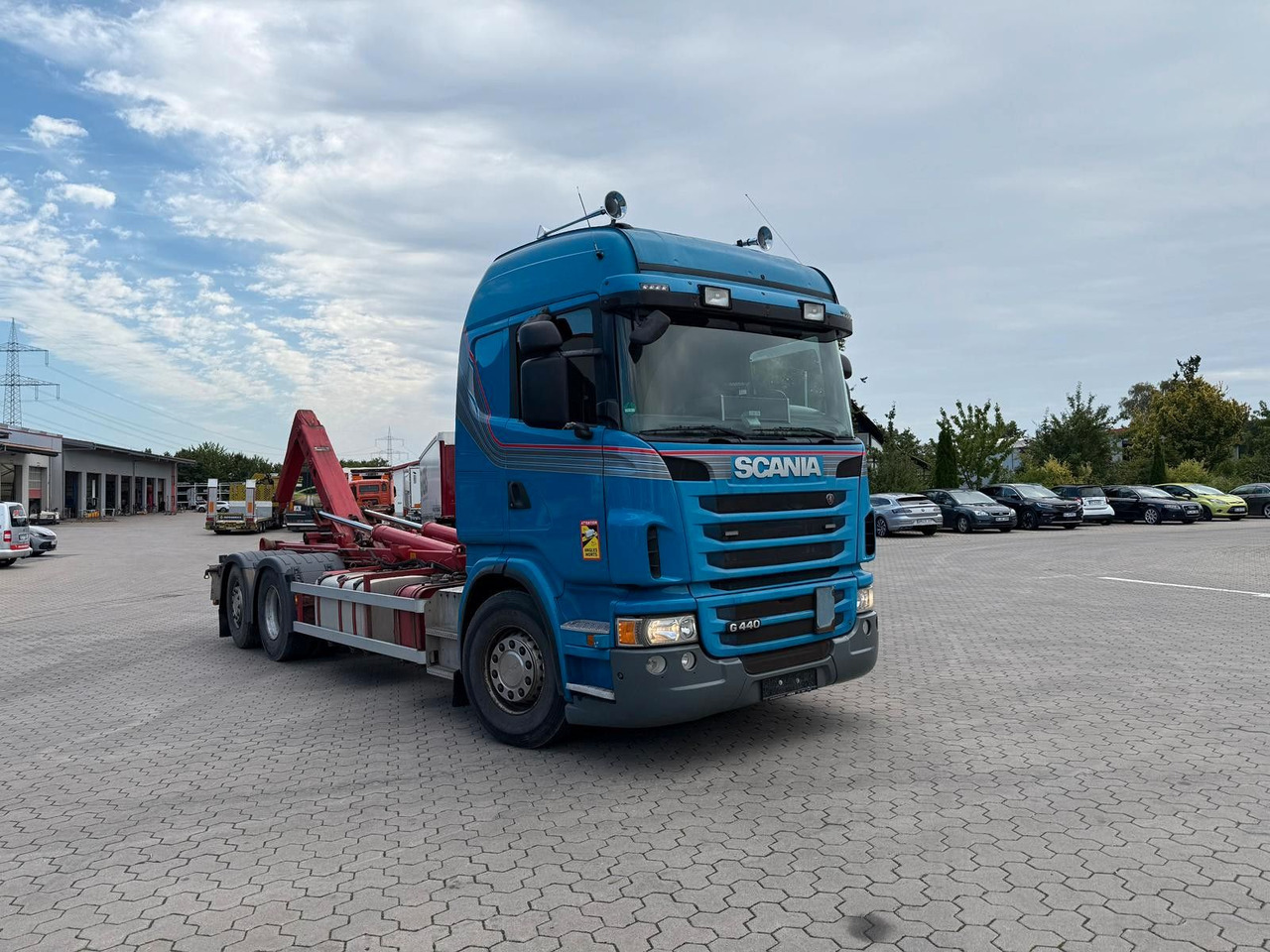 Scania G440 Abrollkipper/Hakenlift - 후크 리프트 트럭 : 사진 3 Scania G440 Abrollkipper/Hakenlift - 후크 리프트 트럭 : 사진 3