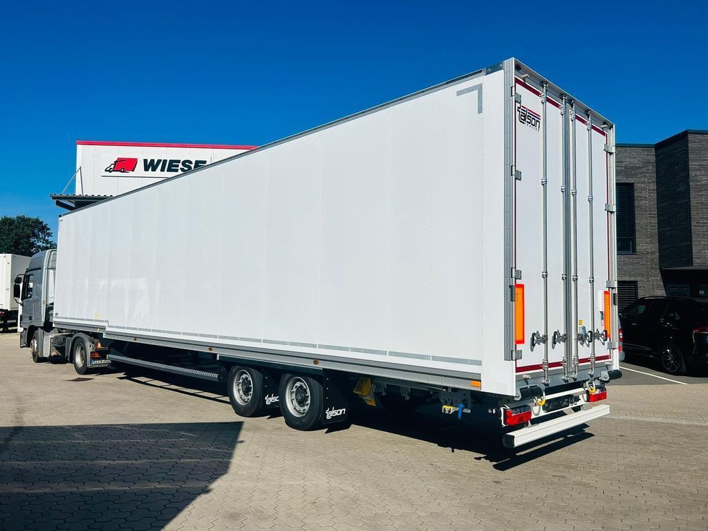 Talson 2-Achs Mega Kofferauflieger Event Trucking - 밀폐형 박스 세미 트레일러 : 사진 1 Talson 2-Achs Mega Kofferauflieger Event Trucking - 밀폐형 박스 세미 트레일러 : 사진 1