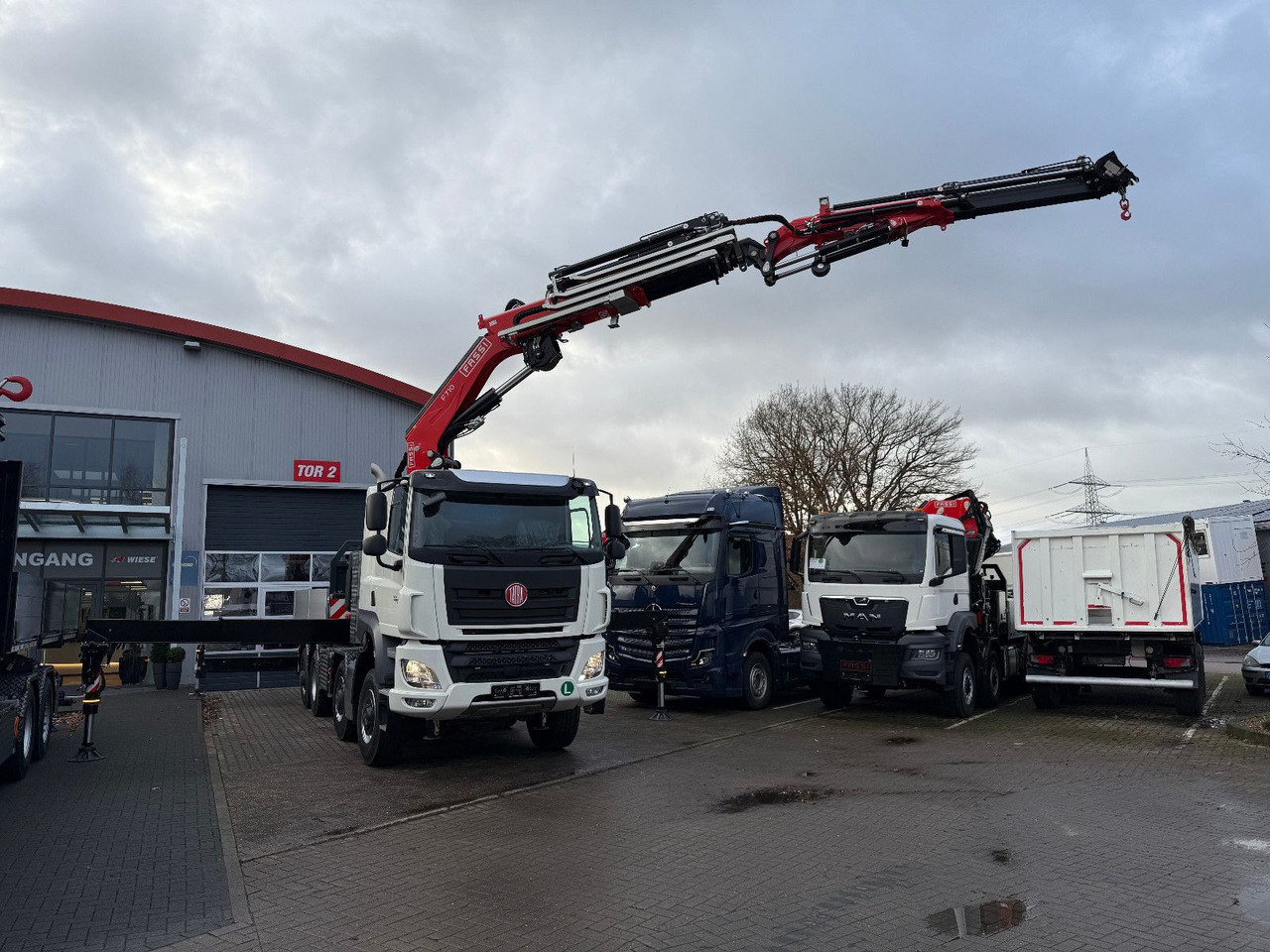 Tatra 41.500 8x8 Phoenix Fassi F710 Kran - 드롭사이드/ 플랫베드 트럭, 크레인 트럭 : 사진 5 Tatra 41.500 8x8 Phoenix Fassi F710 Kran - 드롭사이드/ 플랫베드 트럭, 크레인 트럭 : 사진 5
