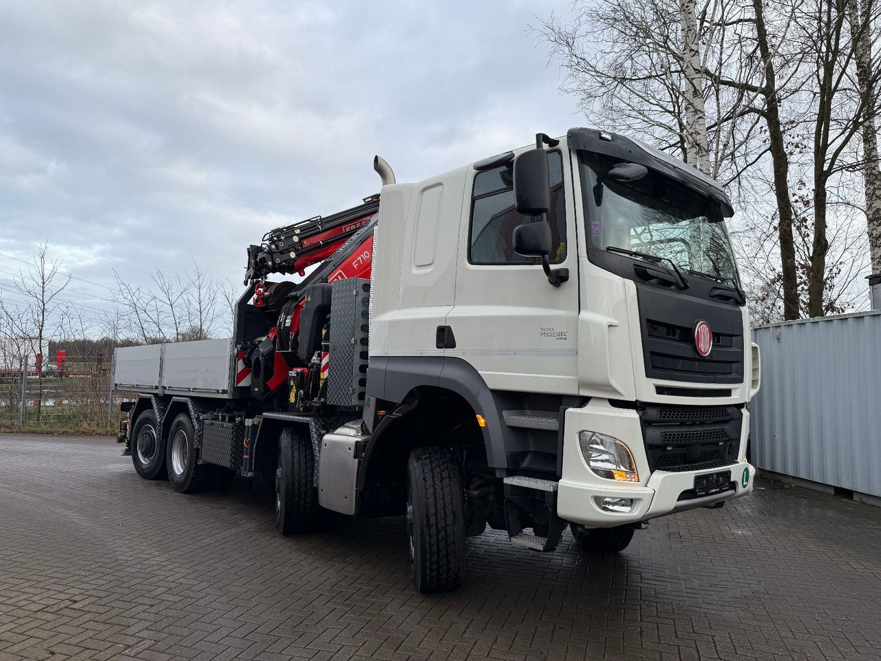 Tatra 41.500 8x8 Phoenix Fassi F710 Kran - 드롭사이드/ 플랫베드 트럭, 크레인 트럭 : 사진 2 Tatra 41.500 8x8 Phoenix Fassi F710 Kran - 드롭사이드/ 플랫베드 트럭, 크레인 트럭 : 사진 2