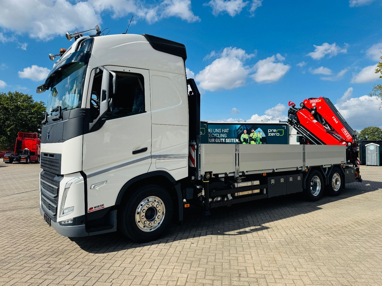 Volvo FH 540 6x2 Container Fassi F545 Heck - 드롭사이드/ 플랫베드 트럭, 크레인 트럭 : 사진 3 Volvo FH 540 6x2 Container Fassi F545 Heck - 드롭사이드/ 플랫베드 트럭, 크레인 트럭 : 사진 3