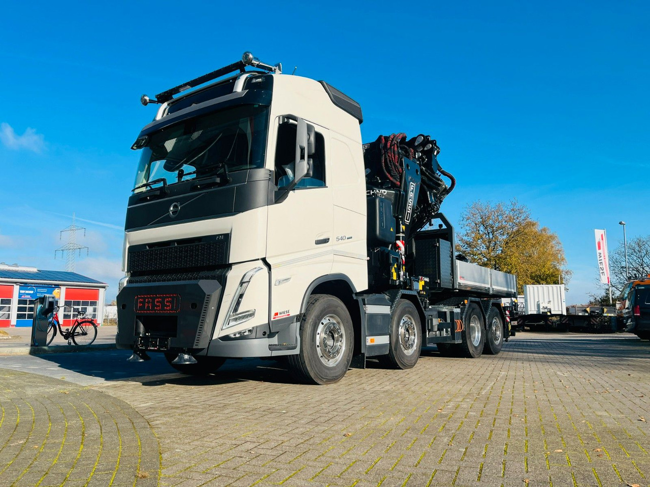 Volvo FH 540 Kran mit F1450 HXP Fly Jib + Winde - 트랙터 유닛 : 사진 5 Volvo FH 540 Kran mit F1450 HXP Fly Jib + Winde - 트랙터 유닛 : 사진 5