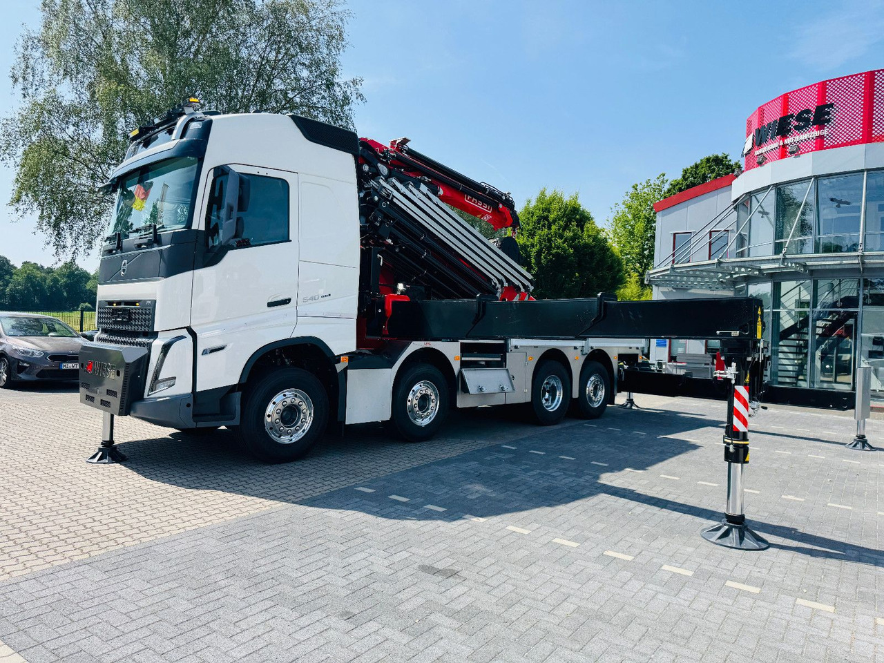 Volvo FH 540 mit Fassi F2150RAL Fly Jib + Winde - 드롭사이드/ 플랫베드 트럭, 크레인 트럭 : 사진 4 Volvo FH 540 mit Fassi F2150RAL Fly Jib + Winde - 드롭사이드/ 플랫베드 트럭, 크레인 트럭 : 사진 4