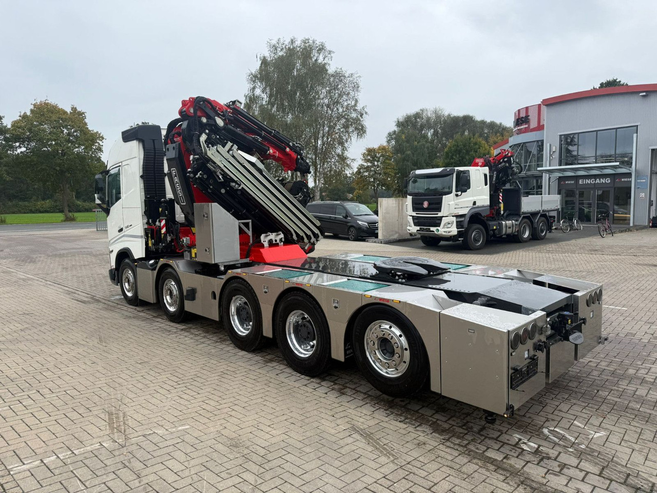 Volvo FH540 10x4 mit F1150 Ladekran, Sattelzugmaschine - 드롭사이드/ 플랫베드 트럭, 크레인 트럭 : 사진 3 Volvo FH540 10x4 mit F1150 Ladekran, Sattelzugmaschine - 드롭사이드/ 플랫베드 트럭, 크레인 트럭 : 사진 3