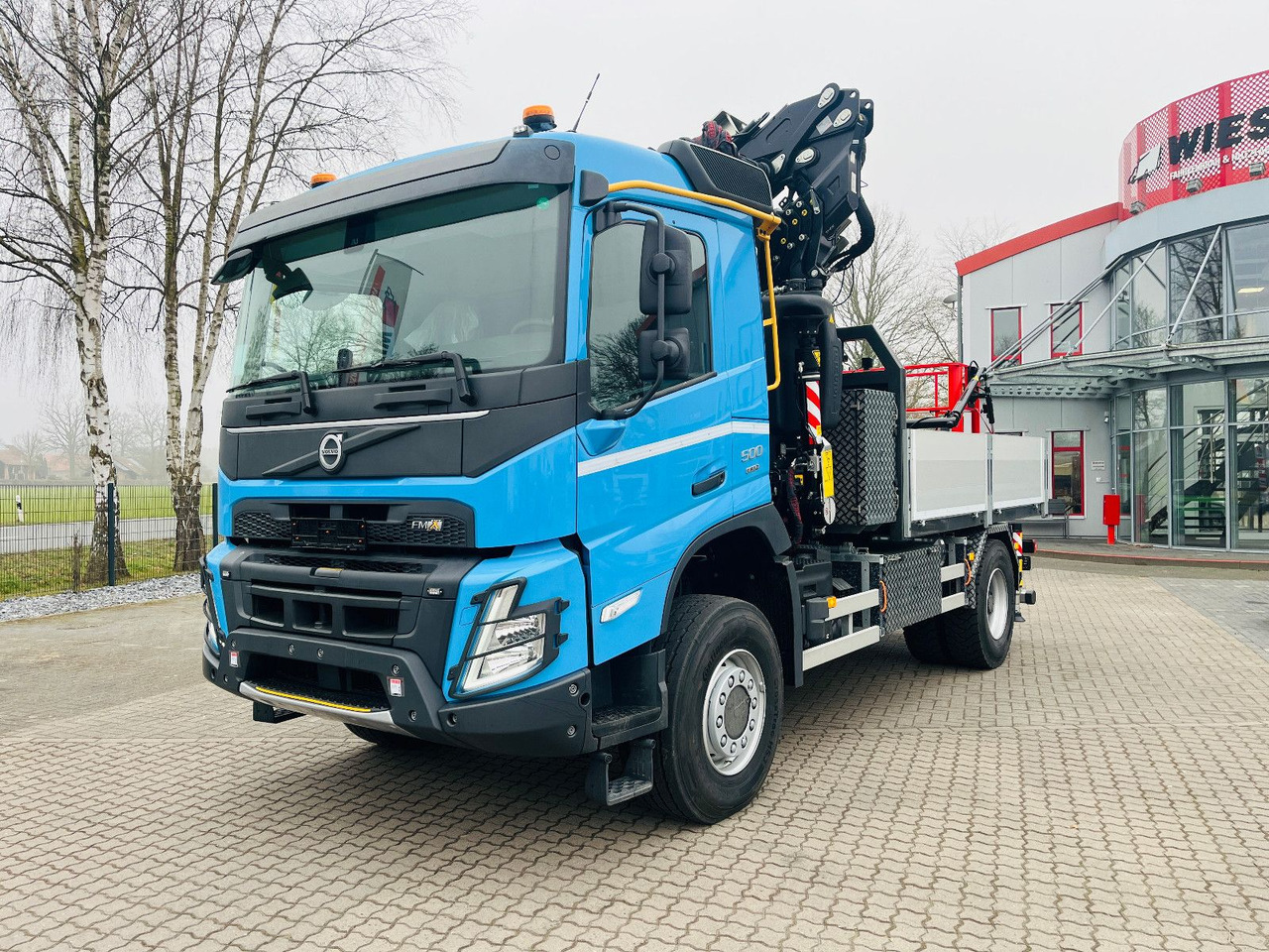 Volvo FMX 500 inkl. F345RB.2.24 & L324 +V20 & Korb - 드롭사이드/ 플랫베드 트럭, 크레인 트럭 : 사진 1 Volvo FMX 500 inkl. F345RB.2.24 & L324 +V20 & Korb - 드롭사이드/ 플랫베드 트럭, 크레인 트럭 : 사진 1