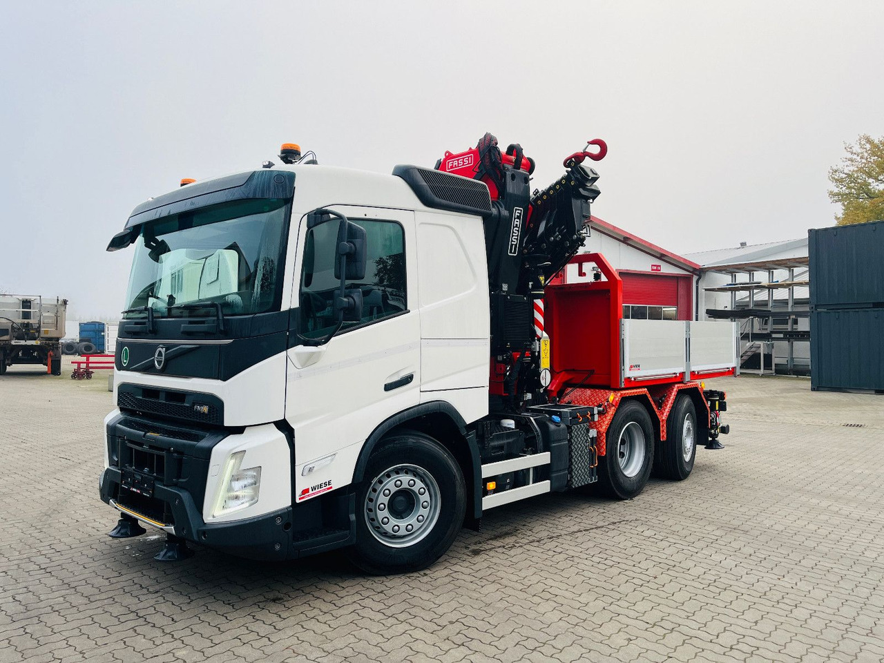 Volvo FMX 540 6x2 mit F545RA.2.28 - 드롭사이드/ 플랫베드 트럭, 크레인 트럭 : 사진 3 Volvo FMX 540 6x2 mit F545RA.2.28 - 드롭사이드/ 플랫베드 트럭, 크레인 트럭 : 사진 3