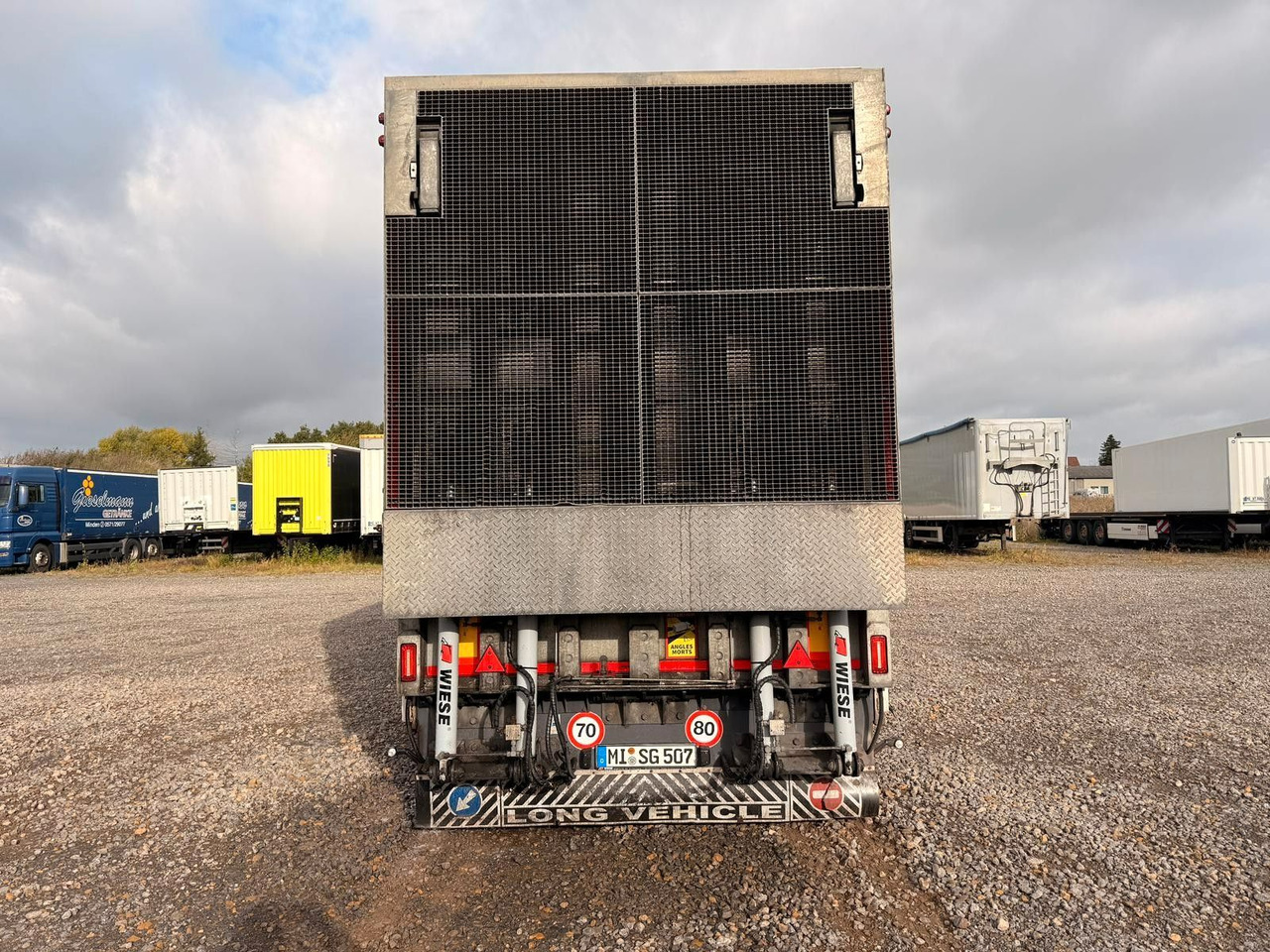 Wiese Gabelstaplertransporter Rampe Mega Lowline - 저하대 세미 트레일러 : 사진 5 Wiese Gabelstaplertransporter Rampe Mega Lowline - 저하대 세미 트레일러 : 사진 5