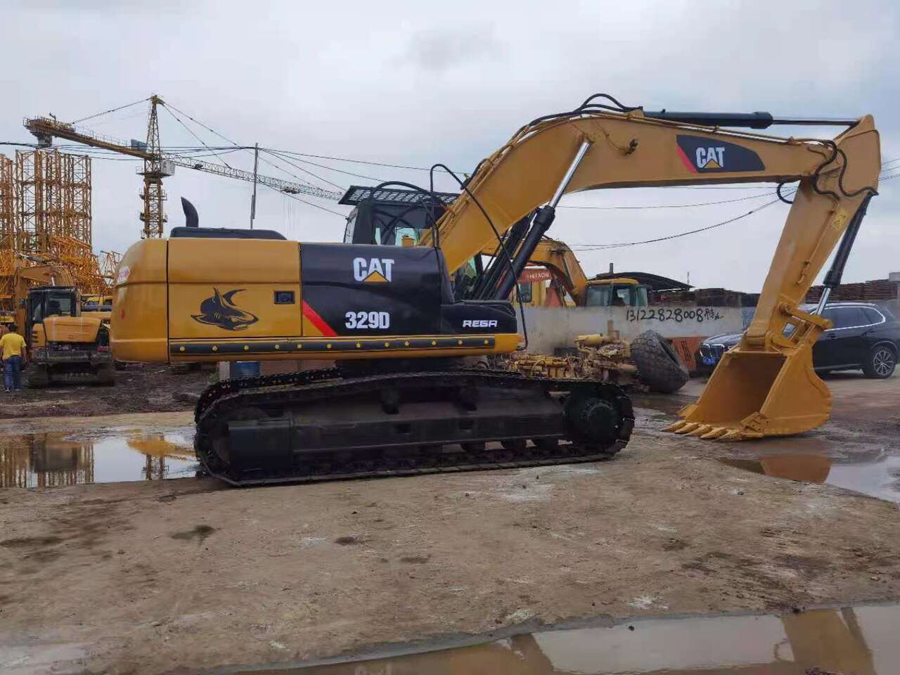 CATERPILLAR 329D - 크롤러 굴삭기 : 사진 1 CATERPILLAR 329D - 크롤러 굴삭기 : 사진 1