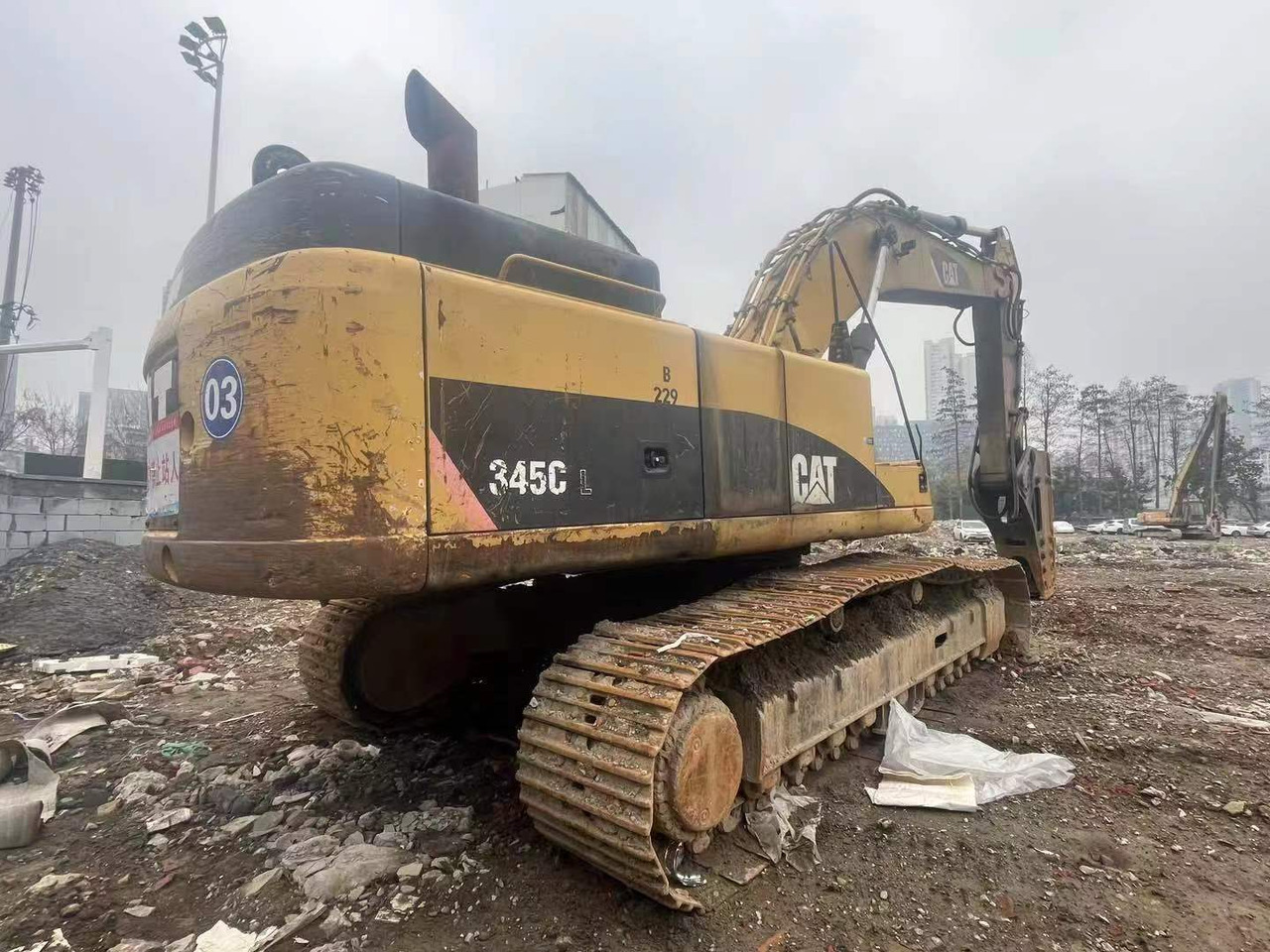CATERPILLAR CAT-345C - 크롤러 굴삭기 : 사진 3 CATERPILLAR CAT-345C - 크롤러 굴삭기 : 사진 3