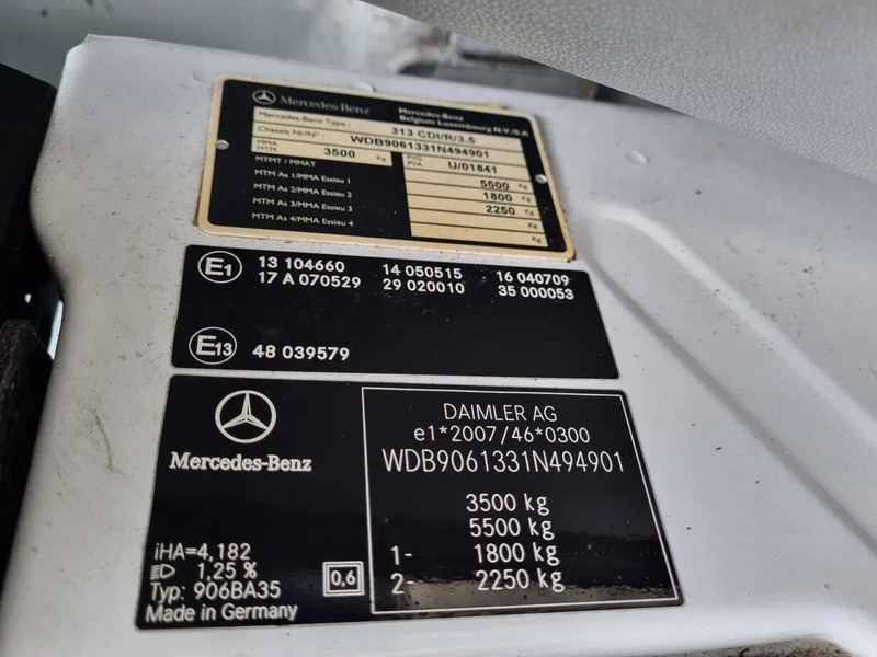 냉동 밴 Mercedes-Benz Sprinter 310 CDI 5+5 Turen ICE -40C Carlsen Baltic EURO 5 EIS : 사진 9