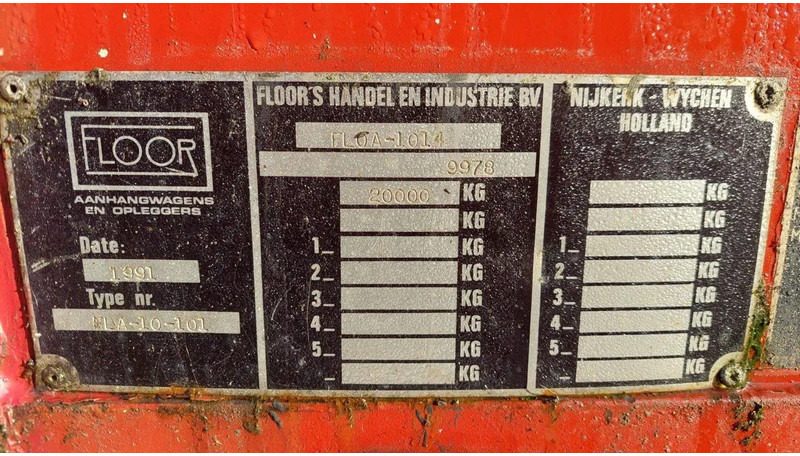 Floor 2 AXLE FRIGO TRAILER STORAGE / OPSLAG AANHANGER - 냉동 트레일러 : 사진 3 Floor 2 AXLE FRIGO TRAILER STORAGE / OPSLAG AANHANGER - 냉동 트레일러 : 사진 3