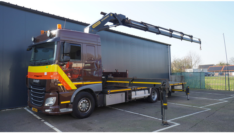 DAF XF 460 6X2 FLATBED TRUCK WITH PALFINGER PK 50002 CRANE - 크레인 트럭 : 사진 2 DAF XF 460 6X2 FLATBED TRUCK WITH PALFINGER PK 50002 CRANE - 크레인 트럭 : 사진 2