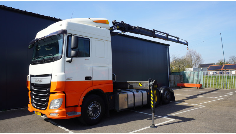 DAF XF 460 6X2 SC WITH PALFINGER PK 18002 EH CRANE - 트랙터 유닛 : 사진 2 DAF XF 460 6X2 SC WITH PALFINGER PK 18002 EH CRANE - 트랙터 유닛 : 사진 2