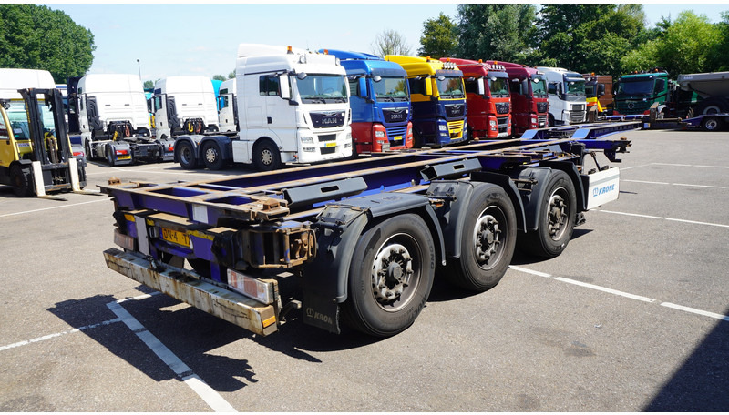Krone 3 AXLE CONTAINER TRANSPORT TRAILER - 컨테이너 운반 장치/ 스와프 보디 세미 트레일러 : 사진 4 Krone 3 AXLE CONTAINER TRANSPORT TRAILER - 컨테이너 운반 장치/ 스와프 보디 세미 트레일러 : 사진 4