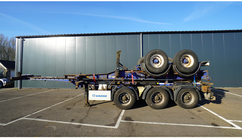 Krone 3 AXLE CONTAINER TRANSPORT TRAILER - 컨테이너 운반 장치/ 스와프 보디 세미 트레일러 : 사진 1 Krone 3 AXLE CONTAINER TRANSPORT TRAILER - 컨테이너 운반 장치/ 스와프 보디 세미 트레일러 : 사진 1