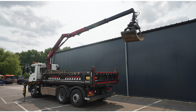MAN TGM 26.290 TIPPER WITH HMF 1643 Z2 CRANE - 크레인 트럭 : 사진 3 MAN TGM 26.290 TIPPER WITH HMF 1643 Z2 CRANE - 크레인 트럭 : 사진 3