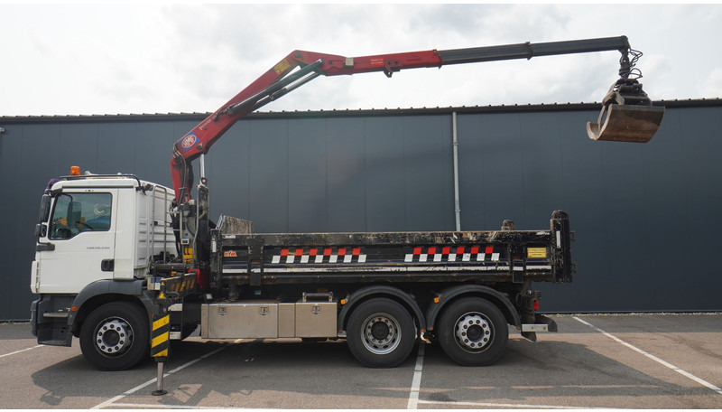 MAN TGM 26.290 TIPPER WITH HMF 1643 Z2 CRANE - 크레인 트럭 : 사진 1 MAN TGM 26.290 TIPPER WITH HMF 1643 Z2 CRANE - 크레인 트럭 : 사진 1