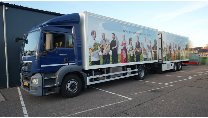 MAN TGS 18.320 FRIGO COMBI WITH DRACO FRIGO TRAILER - 냉동탑차 : 사진 3 MAN TGS 18.320 FRIGO COMBI WITH DRACO FRIGO TRAILER - 냉동탑차 : 사진 3