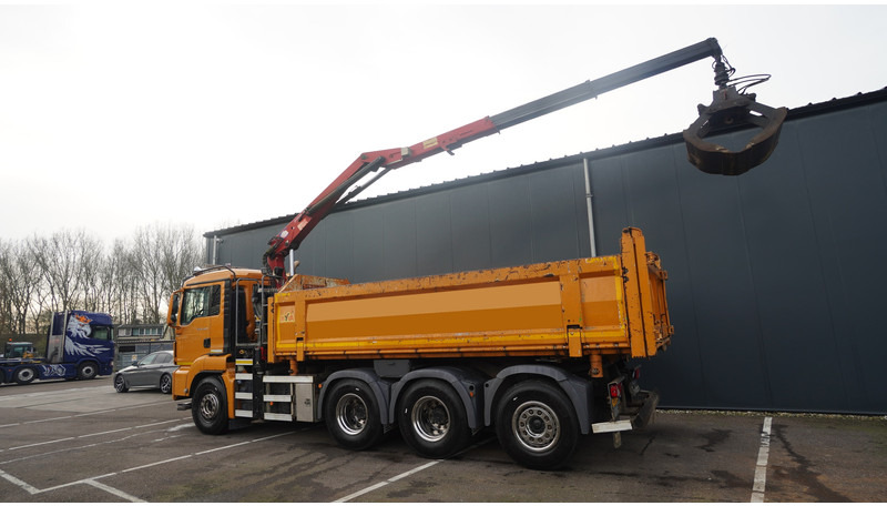 MAN TGS 35-440 8X4 2 SIDE TIPPER WITH HMF Z 1943 CRANE 415.000KM - 크레인 트럭 : 사진 4 MAN TGS 35-440 8X4 2 SIDE TIPPER WITH HMF Z 1943 CRANE 415.000KM - 크레인 트럭 : 사진 4