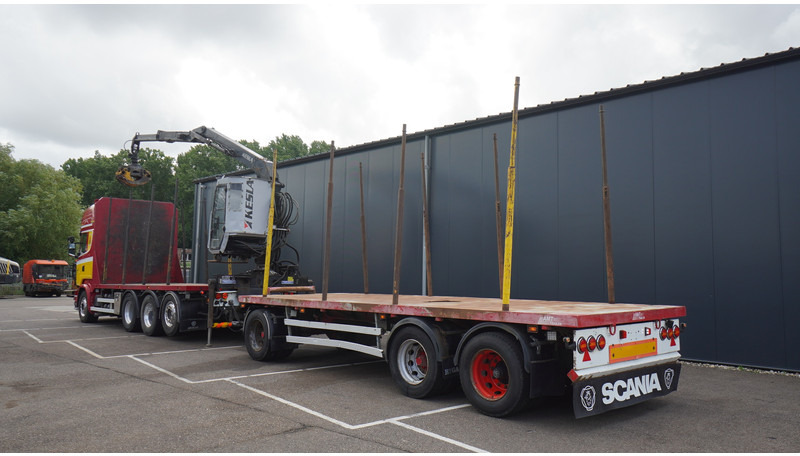 Scania R 580 V8 8X4 LOGTRANSPORT COMBI WITH MTDK YEAR 2012 TRAILER KESLA 46 CRANE - 목재 트럭, 크레인 트럭 : 사진 5 Scania R 580 V8 8X4 LOGTRANSPORT COMBI WITH MTDK YEAR 2012 TRAILER KESLA 46 CRANE - 목재 트럭, 크레인 트럭 : 사진 5