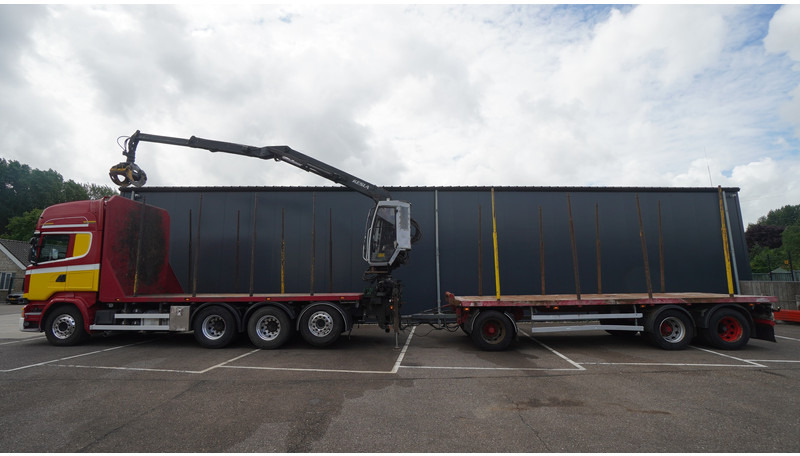 Scania R 580 V8 8X4 LOGTRANSPORT COMBI WITH MTDK YEAR 2012 TRAILER KESLA 46 CRANE - 목재 트럭, 크레인 트럭 : 사진 1 Scania R 580 V8 8X4 LOGTRANSPORT COMBI WITH MTDK YEAR 2012 TRAILER KESLA 46 CRANE - 목재 트럭, 크레인 트럭 : 사진 1