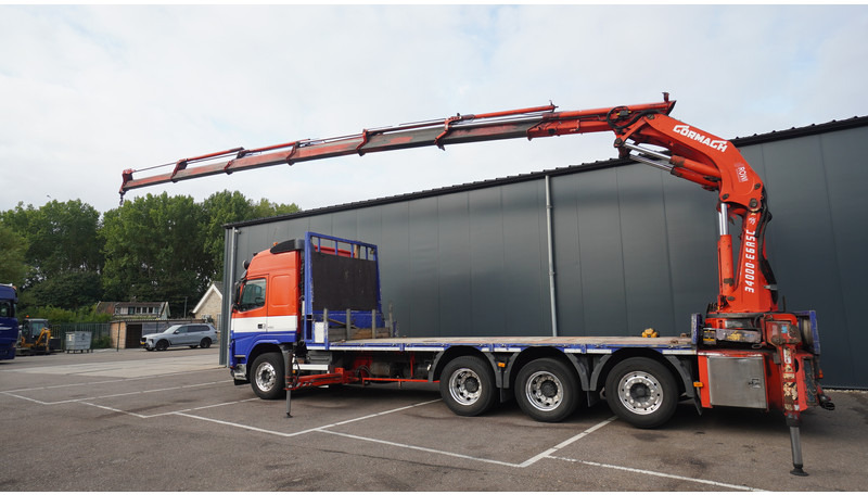 Volvo FM 450 8X4 FLATBED WITH GORMACH 3400E6 CRANE - 크레인 트럭 : 사진 3 Volvo FM 450 8X4 FLATBED WITH GORMACH 3400E6 CRANE - 크레인 트럭 : 사진 3
