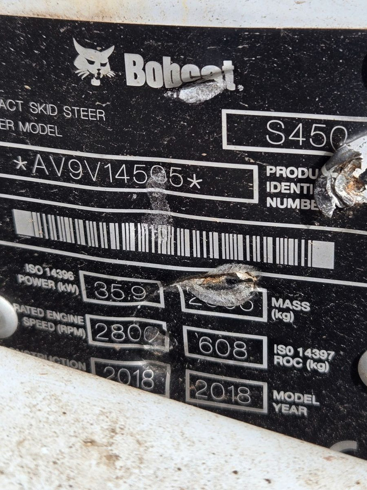 Bobcat S450 - 휠 로더 : 사진 2 Bobcat S450 - 휠 로더 : 사진 2
