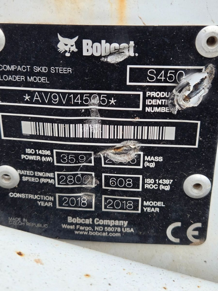 Bobcat S450 - 휠 로더 : 사진 2 Bobcat S450 - 휠 로더 : 사진 2