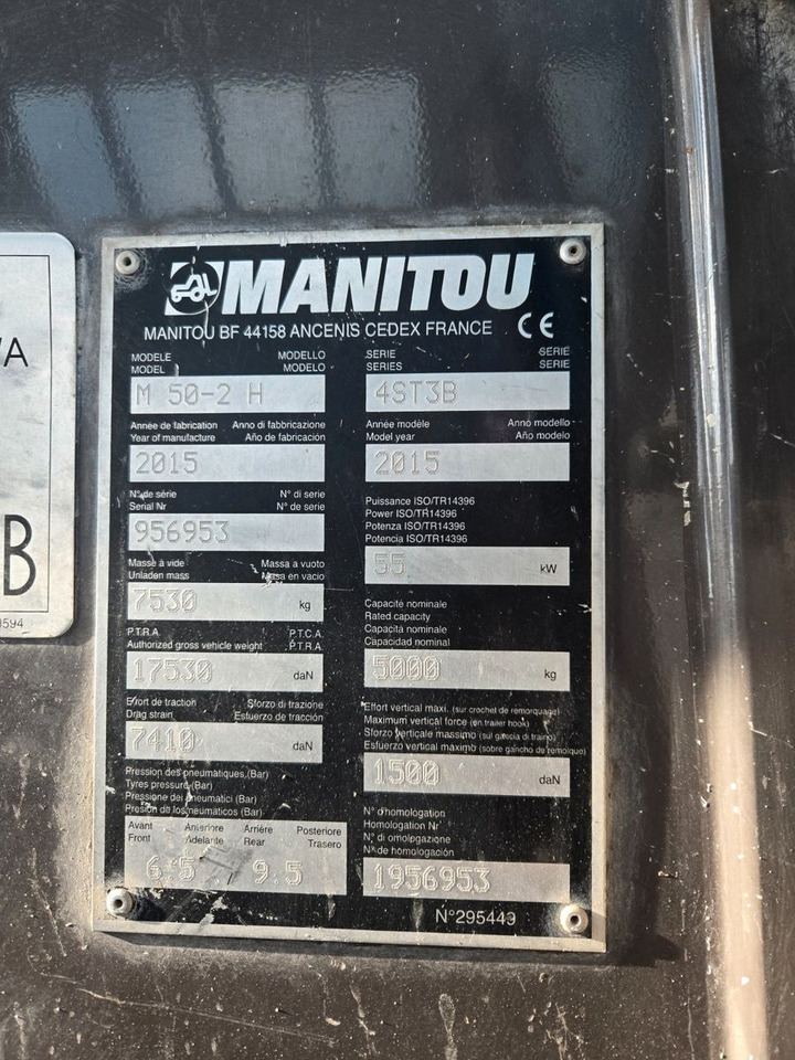 Manitou M50-2H - 디젤 지게차 : 사진 2 Manitou M50-2H - 디젤 지게차 : 사진 2