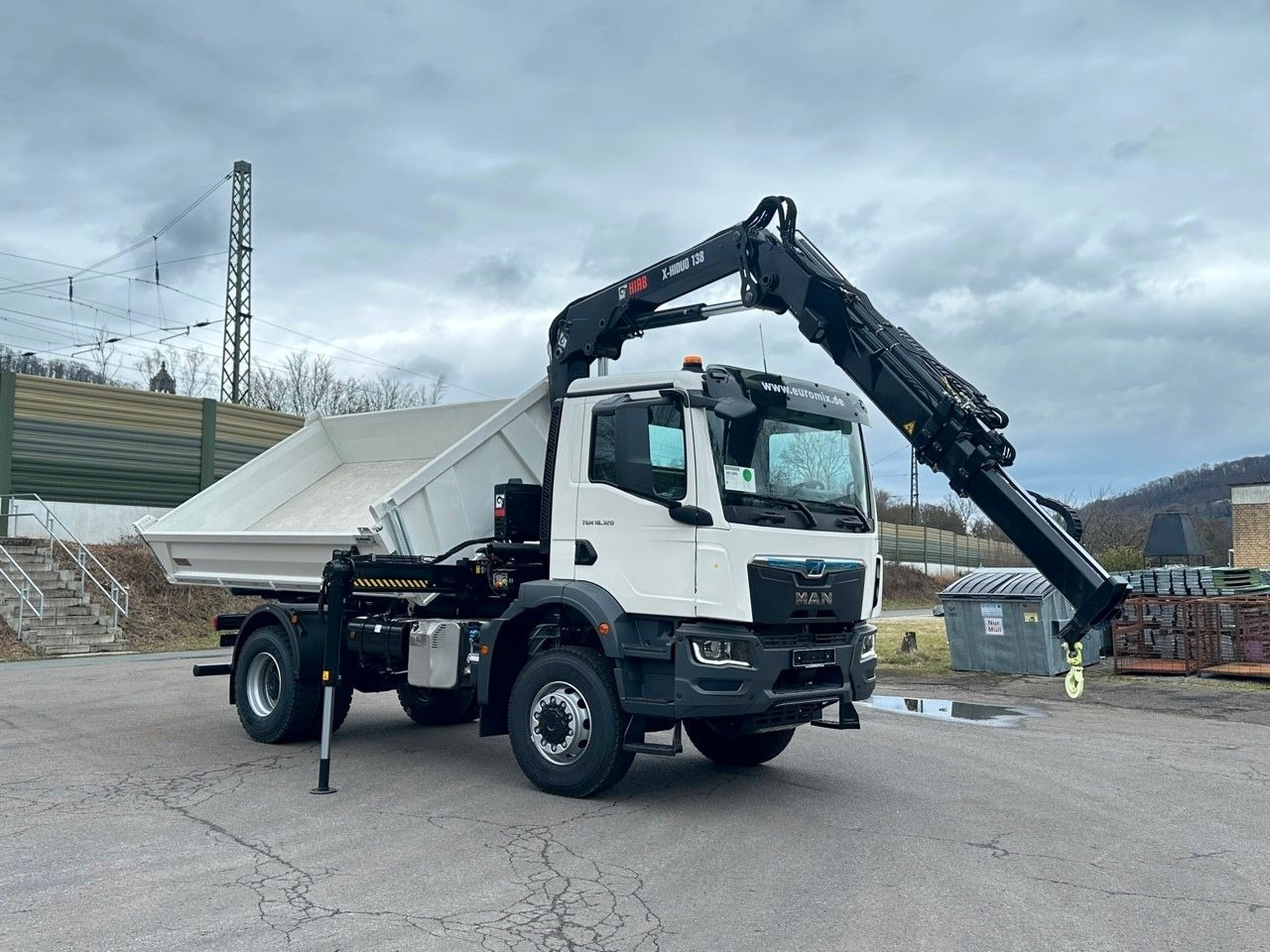MAN TGM 18.320 4x4 Euro6e Hiab X-HiDuo 138DS-3 - 덤프트럭, 크레인 트럭 : 사진 5 MAN TGM 18.320 4x4 Euro6e Hiab X-HiDuo 138DS-3 - 덤프트럭, 크레인 트럭 : 사진 5