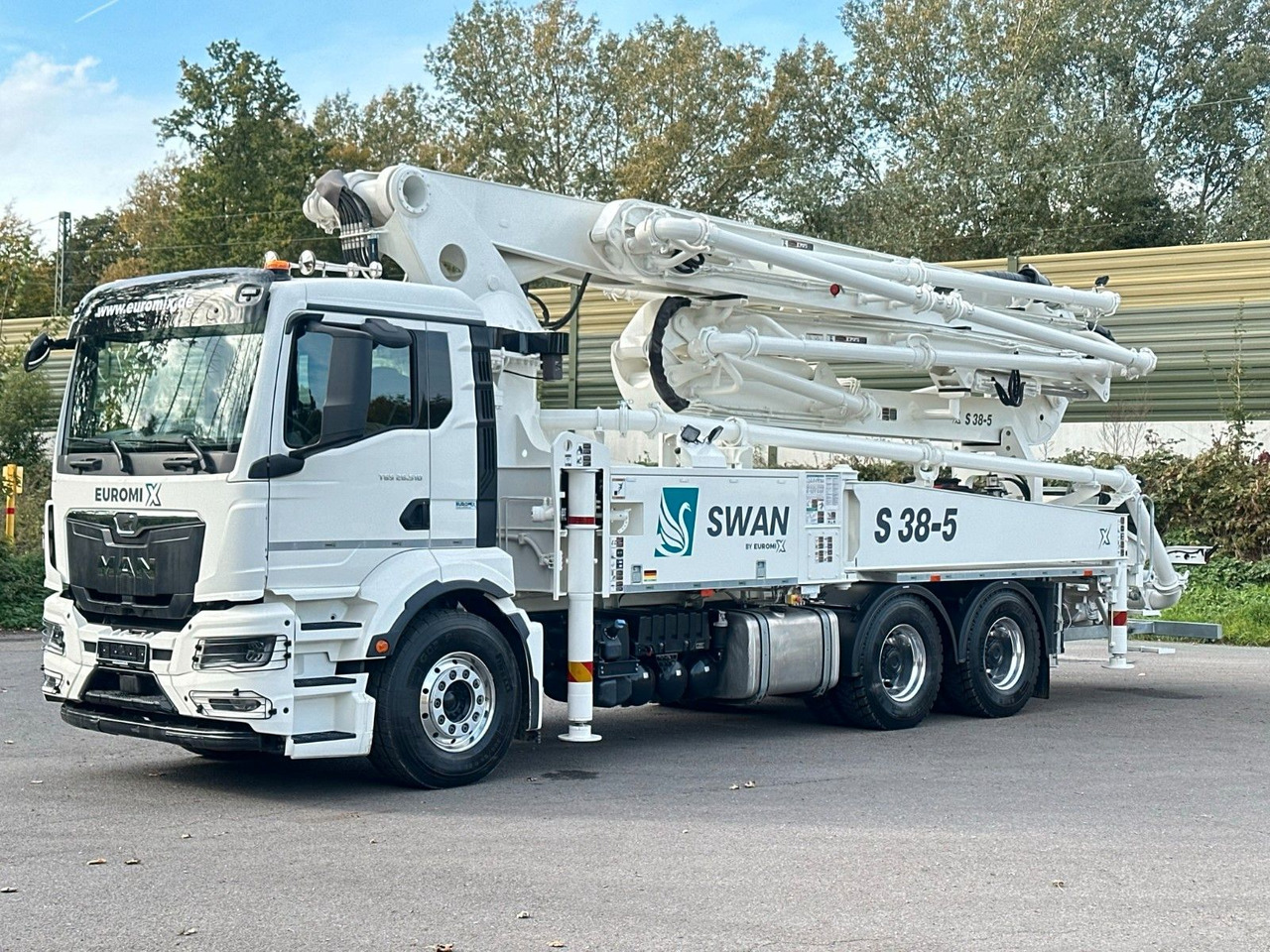 MAN TGS 26.510 6x4 SWAN TSP 38-5 160RZ ( 38m ) - 콘크리트 믹서 트럭 : 사진 3 MAN TGS 26.510 6x4 SWAN TSP 38-5 160RZ ( 38m ) - 콘크리트 믹서 트럭 : 사진 3