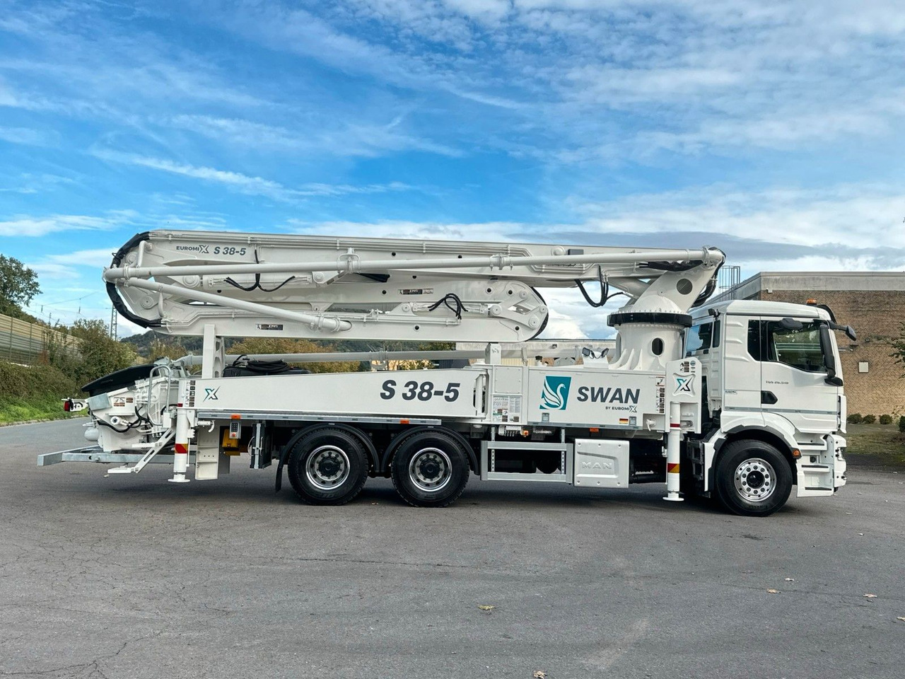 콘크리트 믹서 트럭 MAN TGS 26.510 6x4 SWAN TSP 38-5 160RZ    ( 38m ) : 사진 7