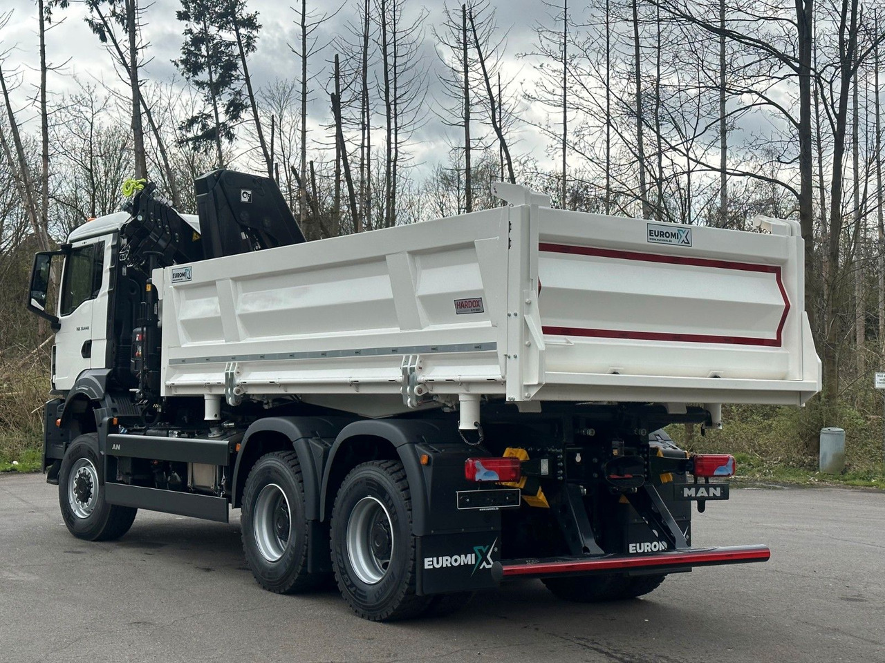 MAN TGS 33.440 6x6 /3-Seiten- Kipper / HIAB 228-4 - 덤프트럭, 크레인 트럭 : 사진 5 MAN TGS 33.440 6x6 /3-Seiten- Kipper / HIAB 228-4 - 덤프트럭, 크레인 트럭 : 사진 5