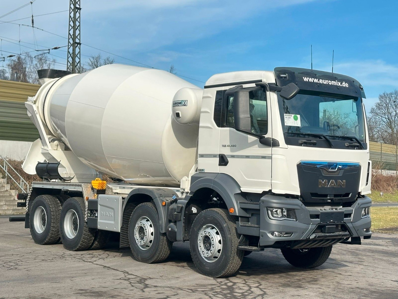 MAN TGS 41.480 8x4 /Euro6e Euromix EM 12 R - 콘크리트 믹서 트럭 : 사진 1 MAN TGS 41.480 8x4 /Euro6e Euromix EM 12 R - 콘크리트 믹서 트럭 : 사진 1