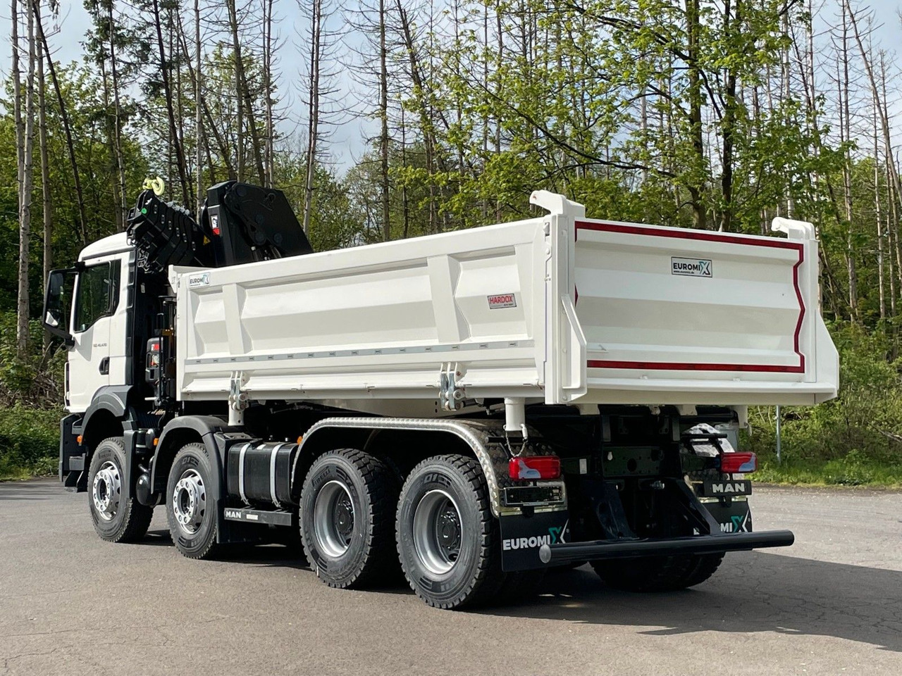MAN TGS 41.480 8x4/Euro6e Euromix Kipper Hiab 228-6 - 덤프트럭, 크레인 트럭 : 사진 5 MAN TGS 41.480 8x4/Euro6e Euromix Kipper Hiab 228-6 - 덤프트럭, 크레인 트럭 : 사진 5