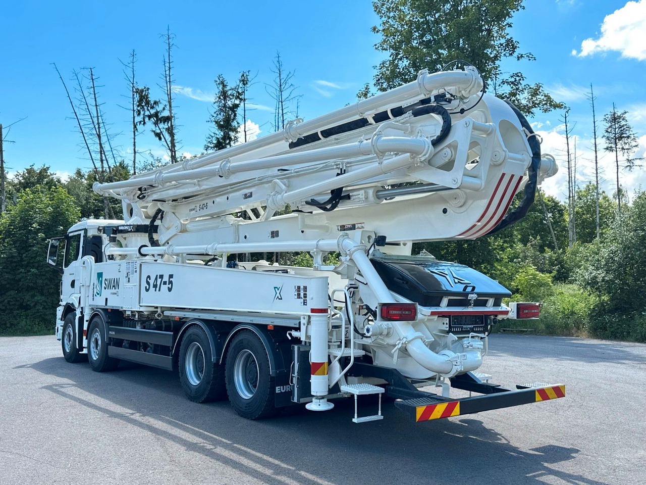 MAN TGS 41.520 8x4 SWAN TSP 47-5 160RZ ( 47m ) - 콘크리트 믹서 트럭 : 사진 4 MAN TGS 41.520 8x4 SWAN TSP 47-5 160RZ ( 47m ) - 콘크리트 믹서 트럭 : 사진 4