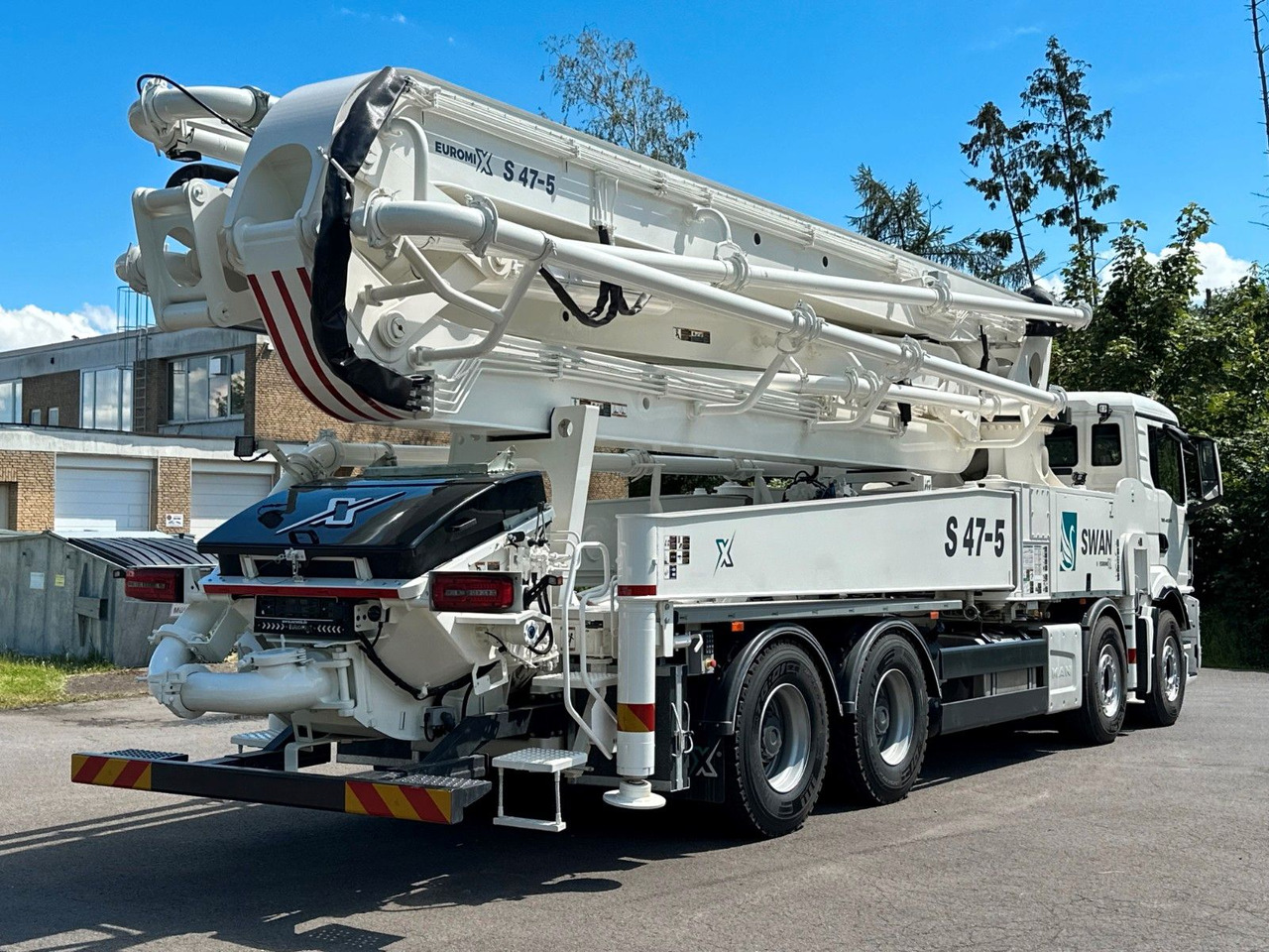 MAN TGS 41.520 8x4 SWAN TSP 47-5 160RZ ( 47m ) - 콘크리트 믹서 트럭 : 사진 5 MAN TGS 41.520 8x4 SWAN TSP 47-5 160RZ ( 47m ) - 콘크리트 믹서 트럭 : 사진 5