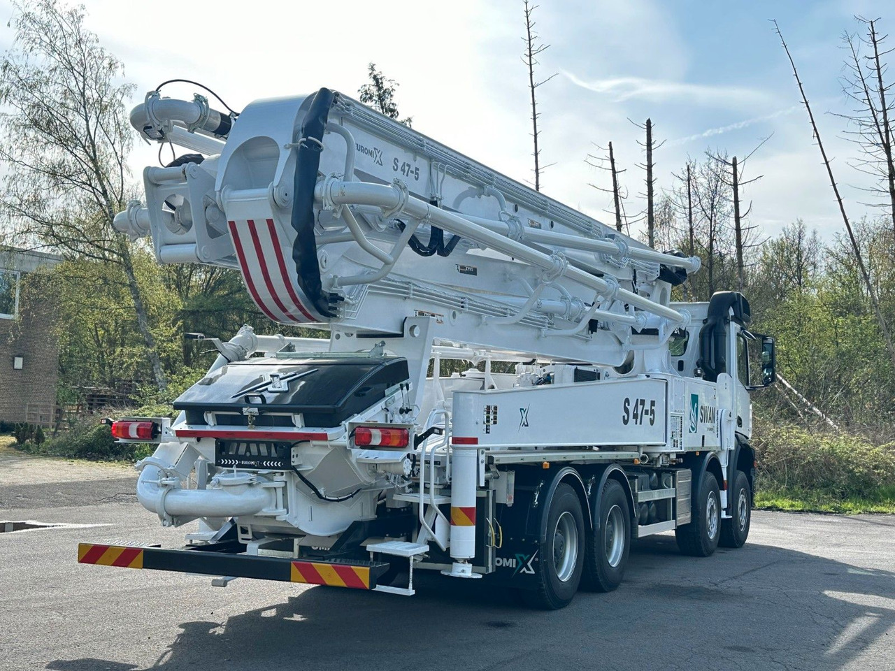 Mercedes-Benz Arocs 5 4542 8x4 SWAN TSP 47-5 160RZ ( 47m ) - 콘크리트 믹서 트럭 : 사진 5 Mercedes-Benz Arocs 5 4542 8x4 SWAN TSP 47-5 160RZ ( 47m ) - 콘크리트 믹서 트럭 : 사진 5