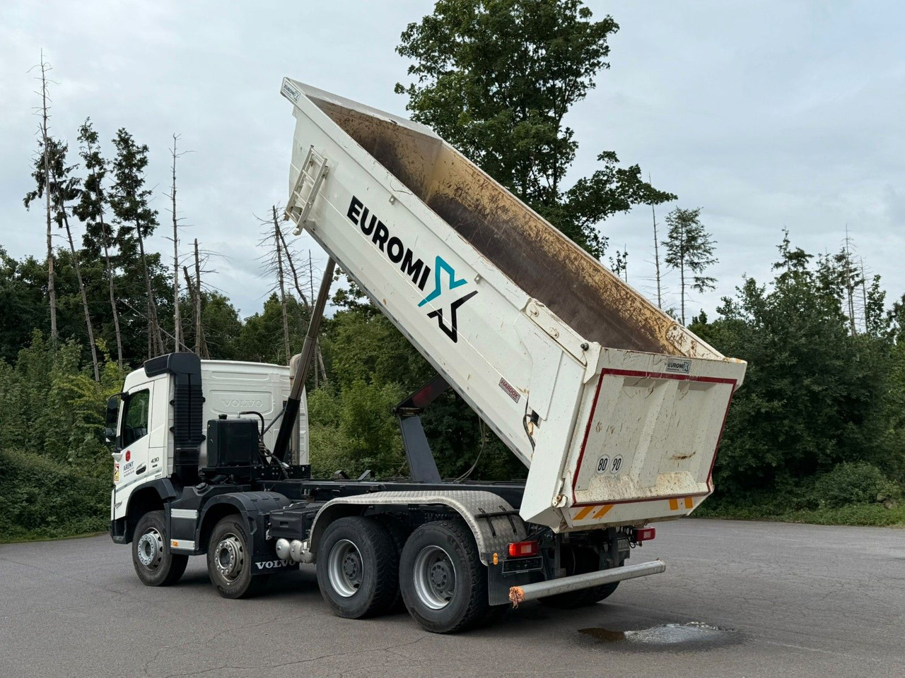 덤프트럭 Volvo FMX 430 8X4 EuromixMTP 16m³ Hydraulische Klappe : 사진 12