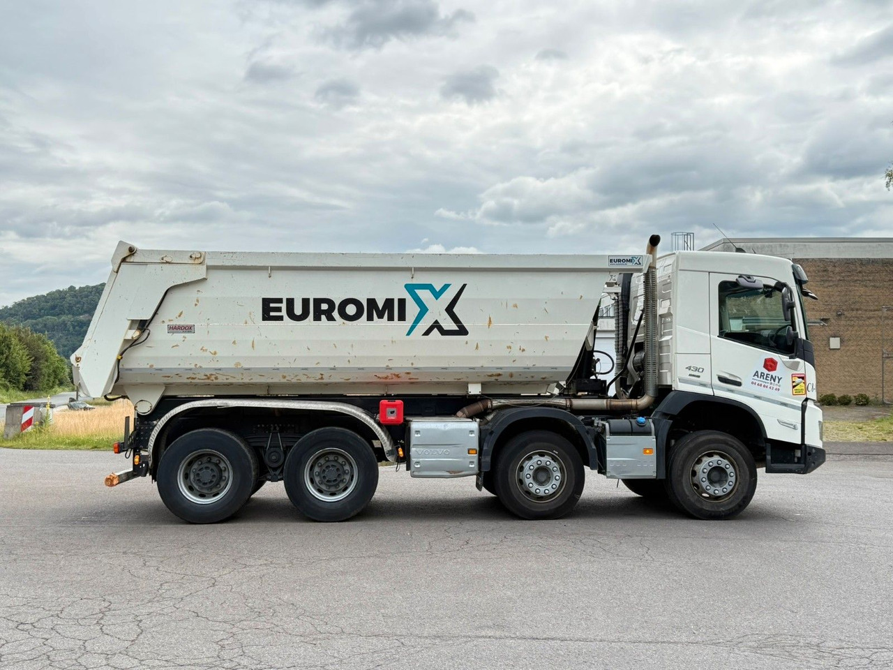 덤프트럭 Volvo FMX 430 8X4 EuromixMTP 16m³ Hydraulische Klappe : 사진 8