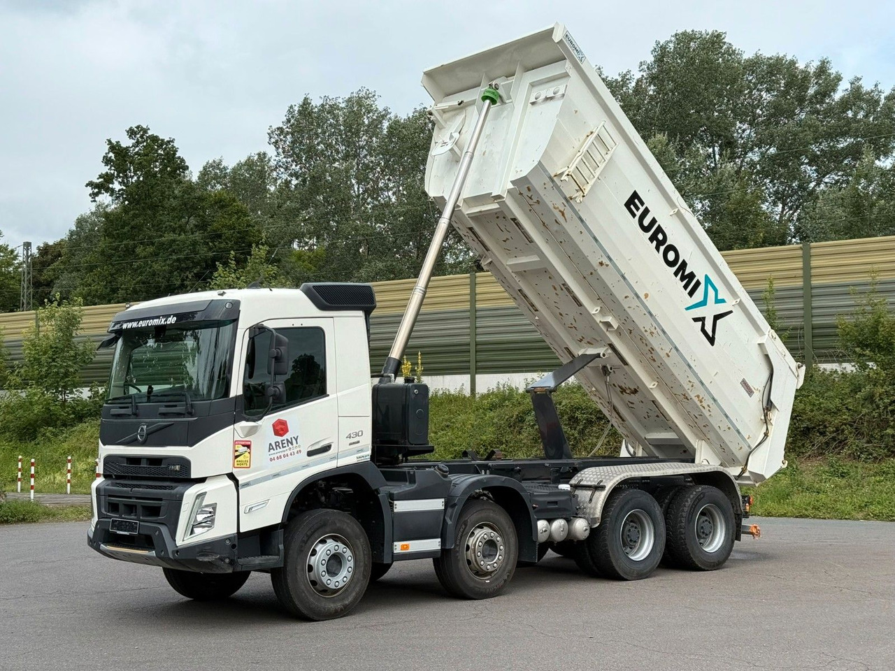 Volvo FMX 430 8X4 EuromixMTP 16m³ Hydraulische Klappe - 덤프트럭 : 사진 1 Volvo FMX 430 8X4 EuromixMTP 16m³ Hydraulische Klappe - 덤프트럭 : 사진 1