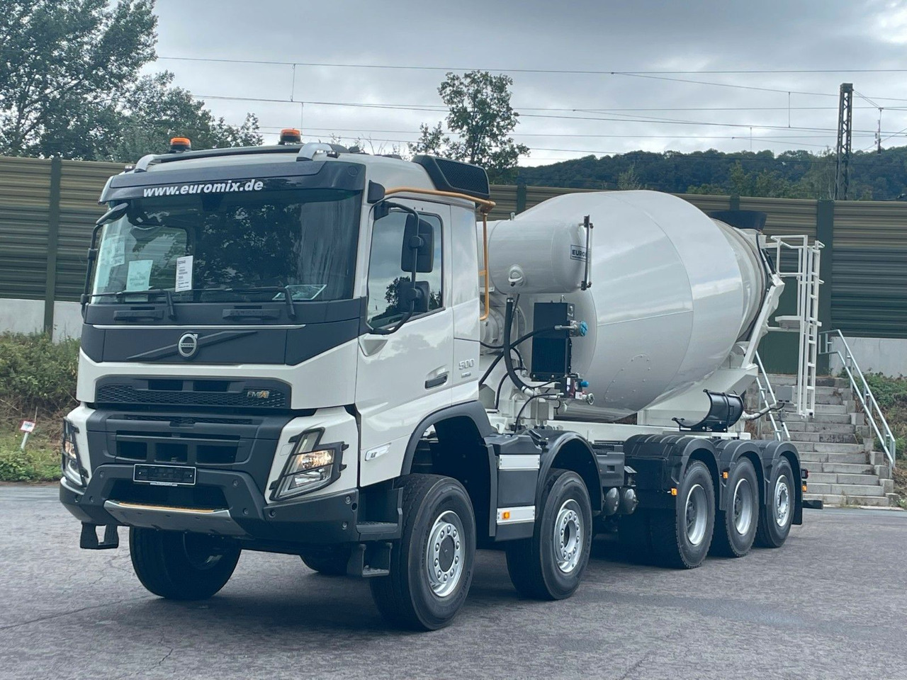 Volvo FMX 500 10x4 / Euromix MTP EM 12 R Euro 6e - 콘크리트 믹서 트럭 : 사진 3 Volvo FMX 500 10x4 / Euromix MTP EM 12 R Euro 6e - 콘크리트 믹서 트럭 : 사진 3